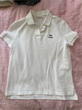 Lacoste “ Becky “ Polo with Green Crocodile Logo